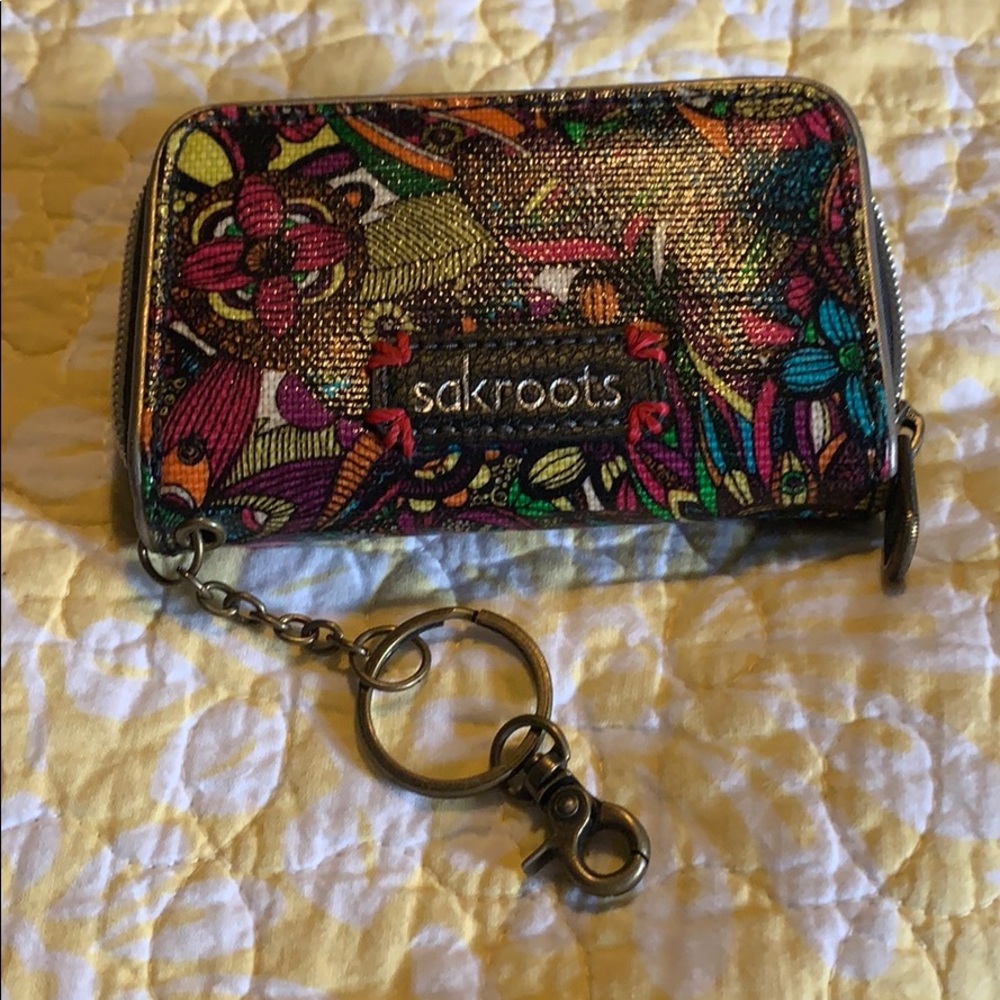 Sakroots keychain wallet